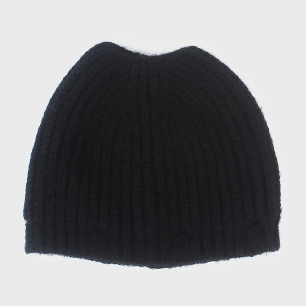 Wool Cat Black Damage Beanie 貓耳帽