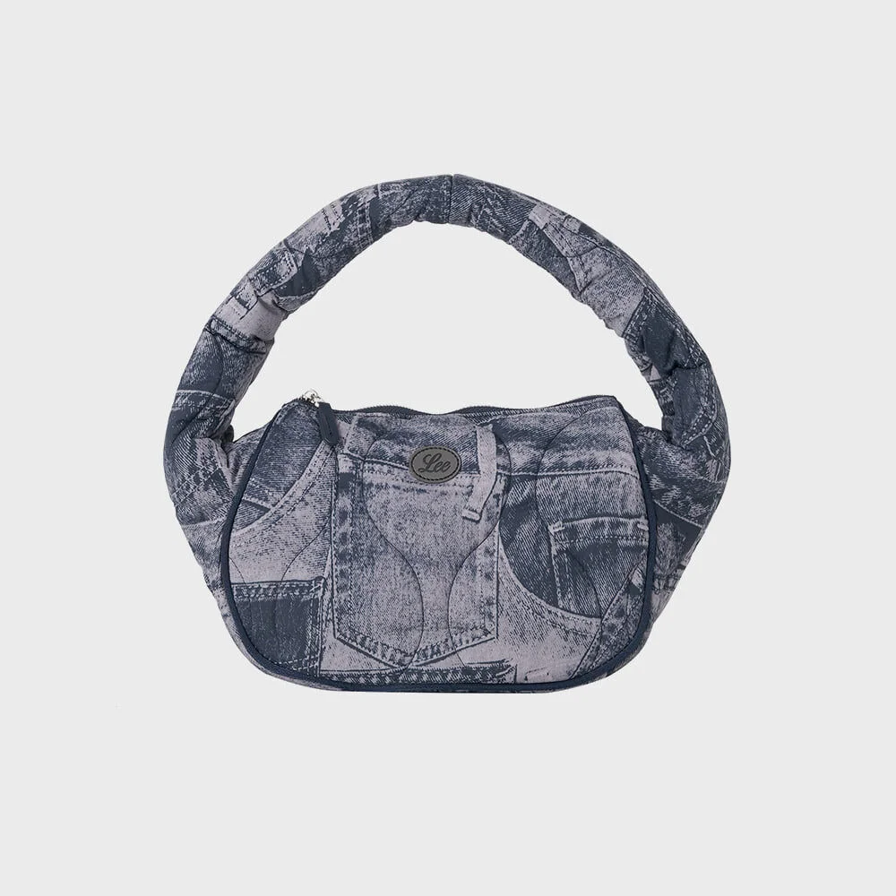 絎縫 迷你 Hobo Bag 牛仔