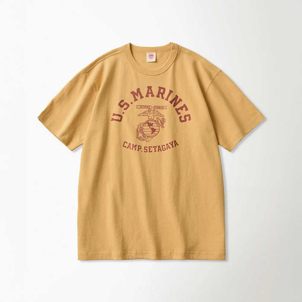 1970s US Marine Tee Yellow