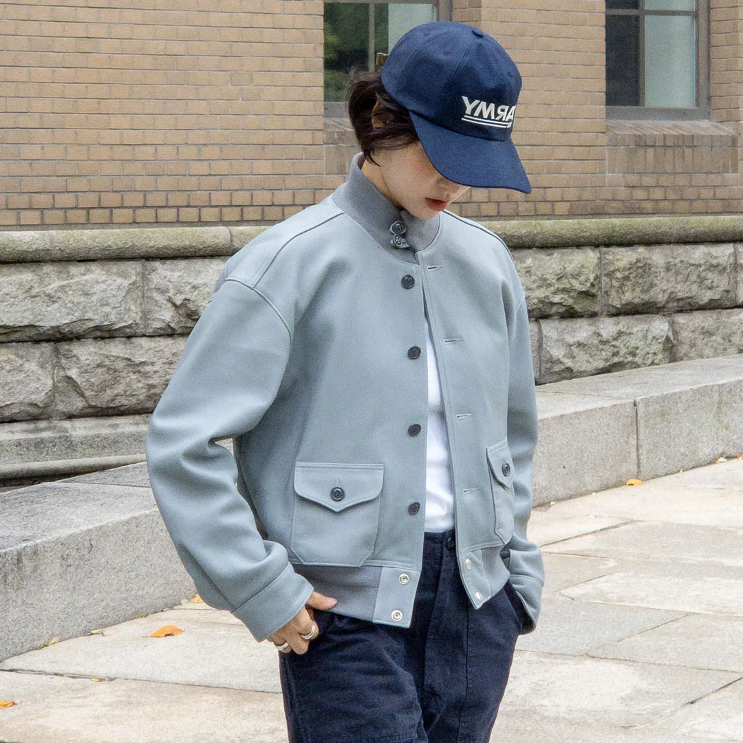 PILOT JACKET - dove gray