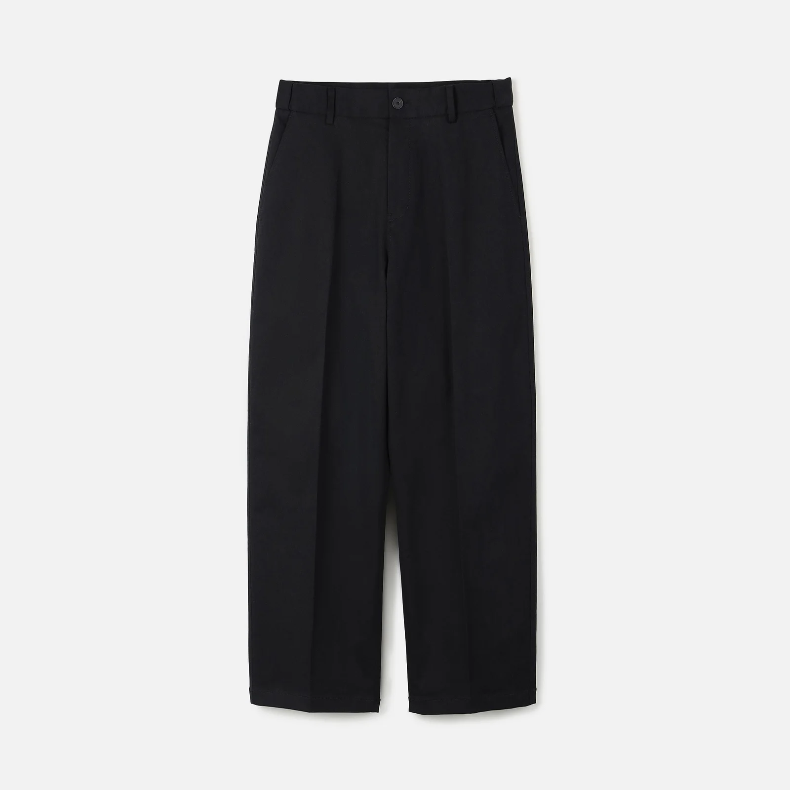 MOLESKINE SEMI-WIDE PANTS BLACK (247)