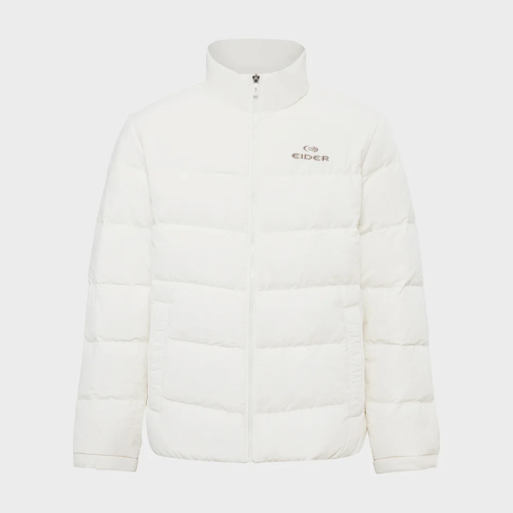 POP 基本款 男裝 Stand Neck Down 外套_Cream_DMW25582W6