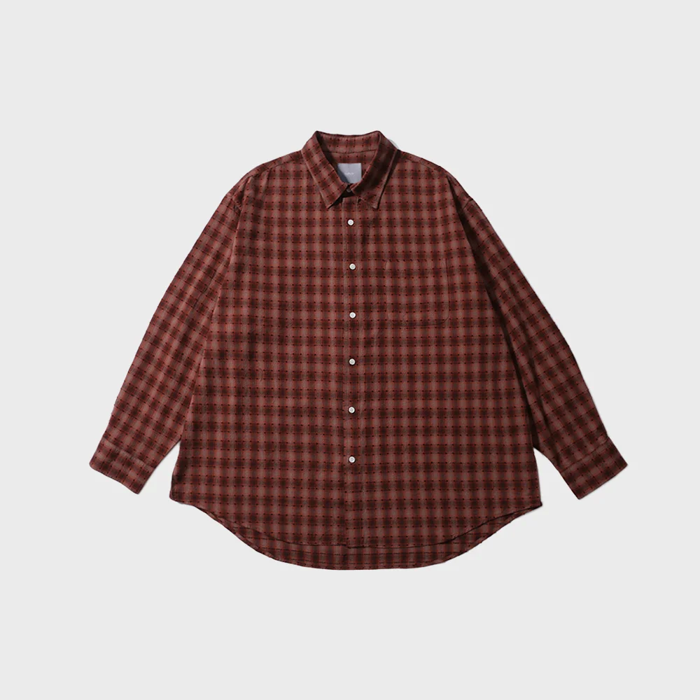 ALL WEATHER OVER SILHOUETTE SHIRTS (RED CHECK)