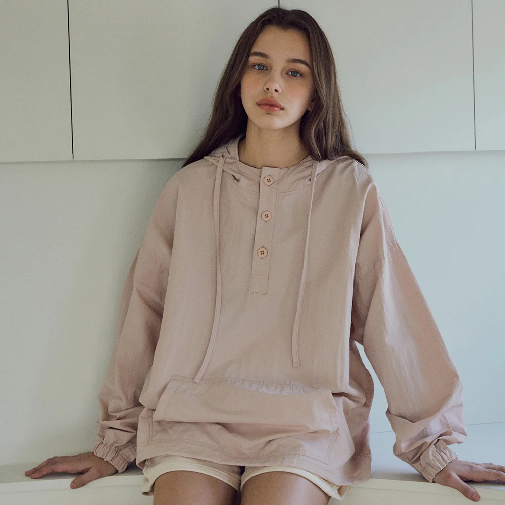 W/Windy Anorak Hooded Jacket_Light pink(W25-TP10)