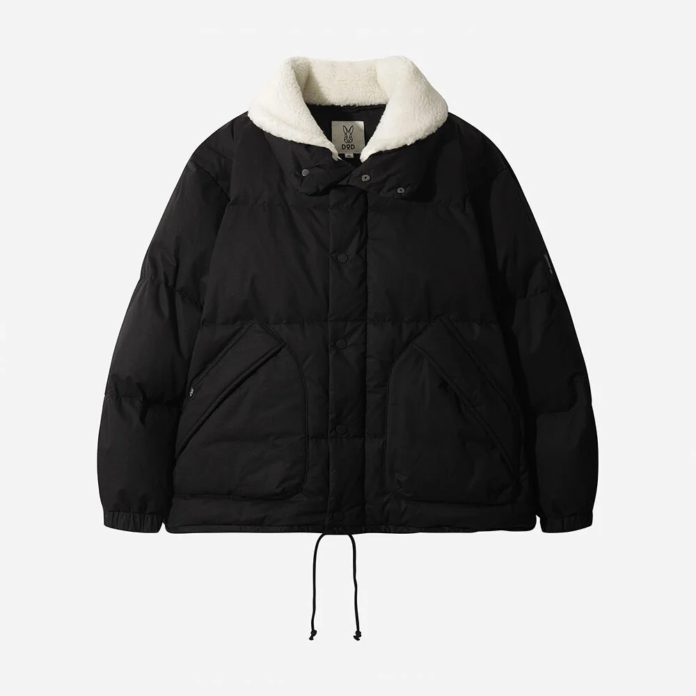 Kona High Warm D7 衣領 羽絨外套(BLACK)