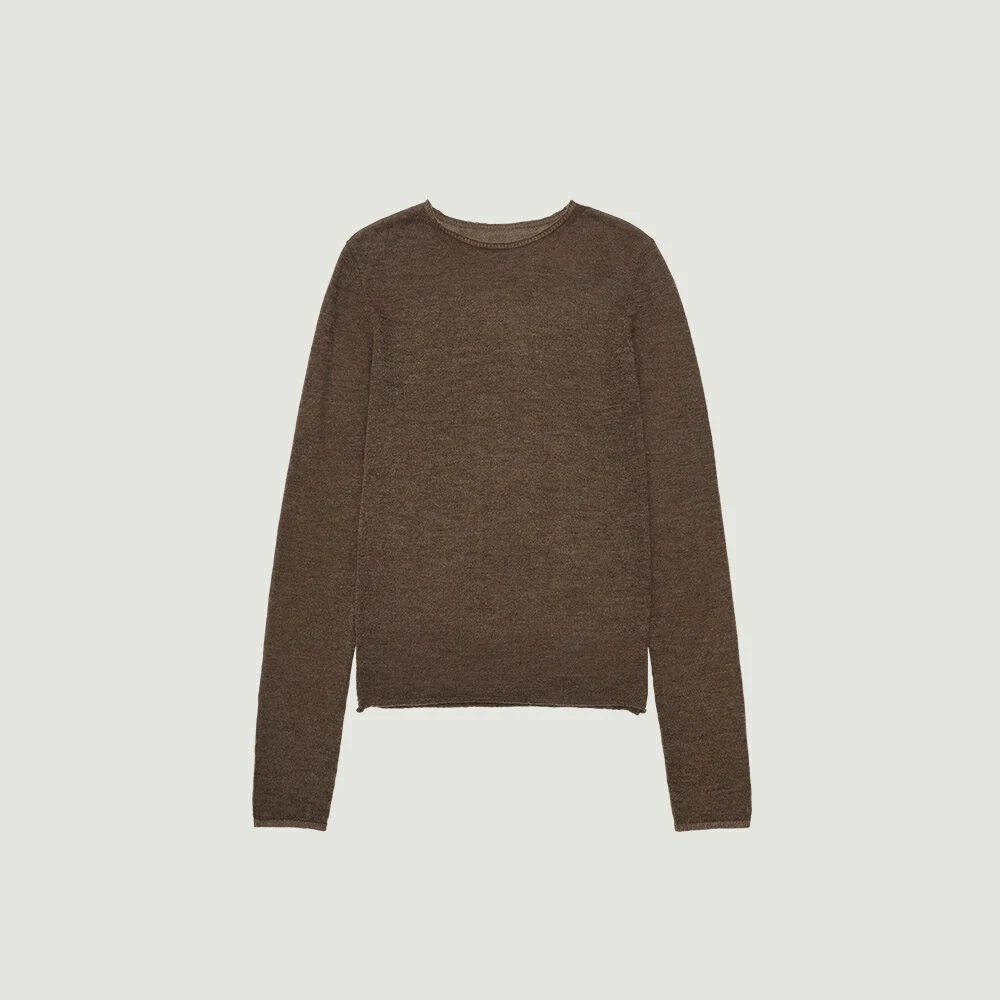 JULIET MOHAIR KNIT (BROWN)