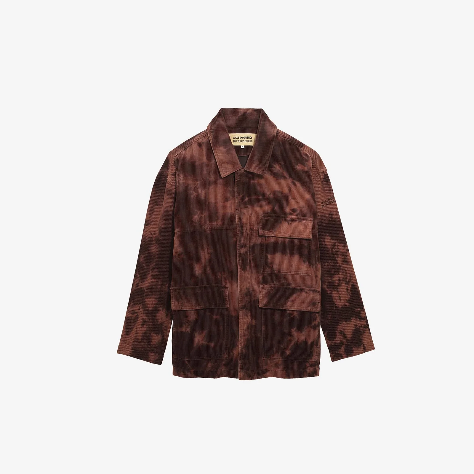 紮染 燈芯絨 工裝外套 Aigle Experience By Etudes Studio AIW24MOUI005BRO