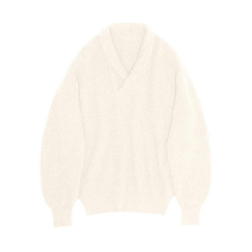 WRAP KNIT IVORY