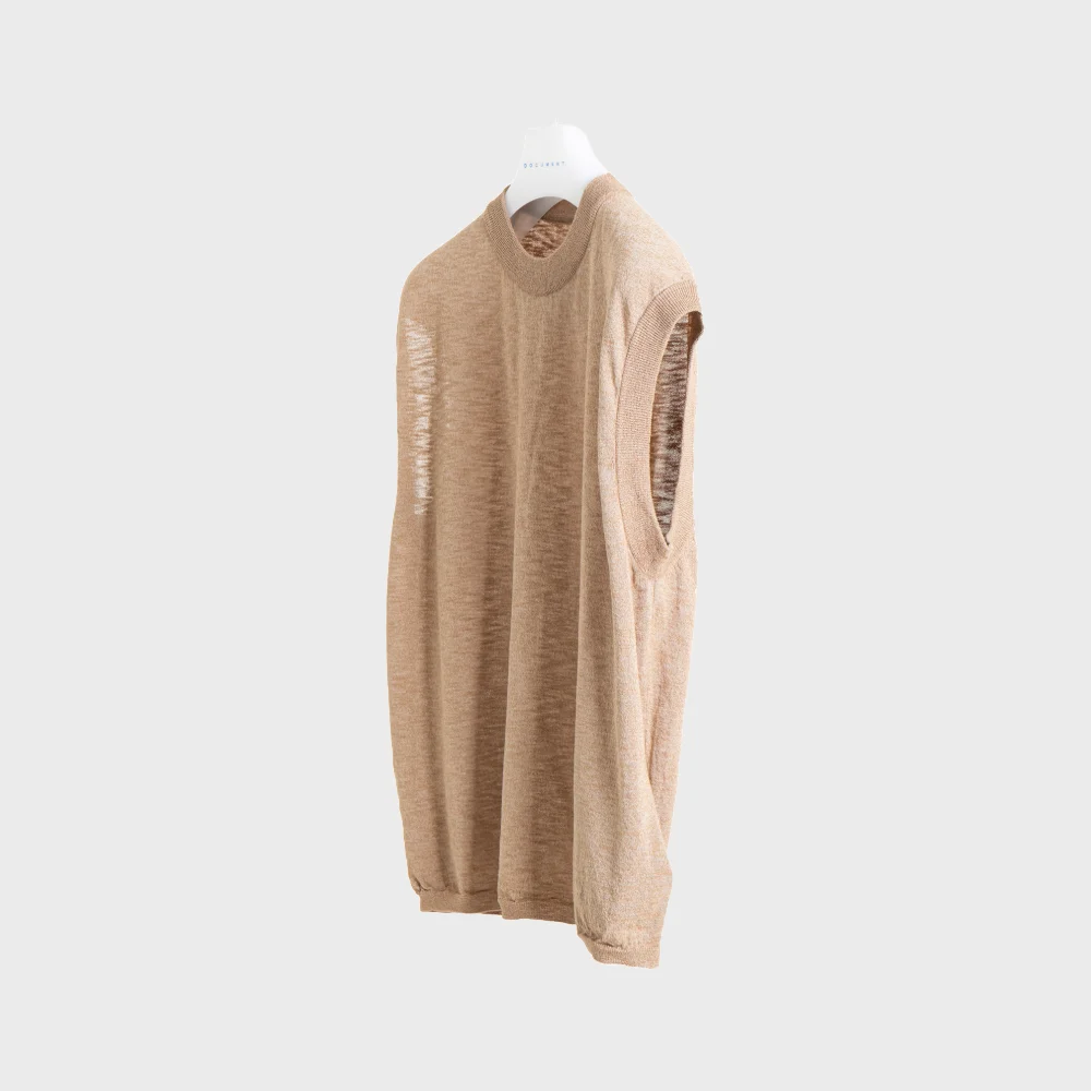 LOGO VEST_BEIGE