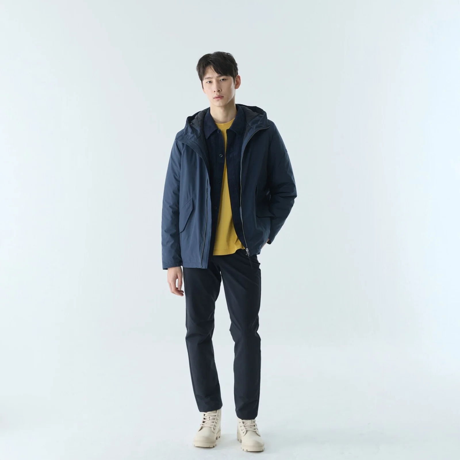 男裝 短 連帽衫 MTD 層次 外套 AIW24MOUI017EMP
