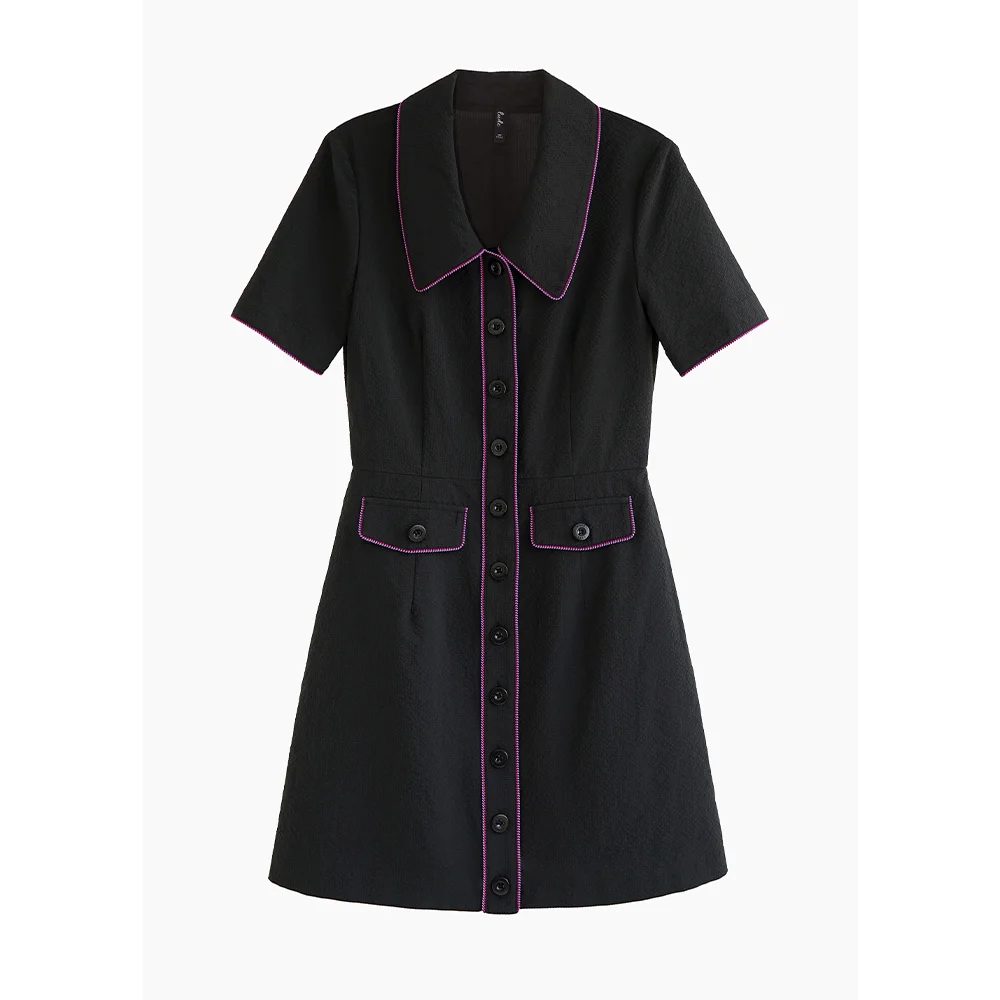 Seersucker Shirt Dress