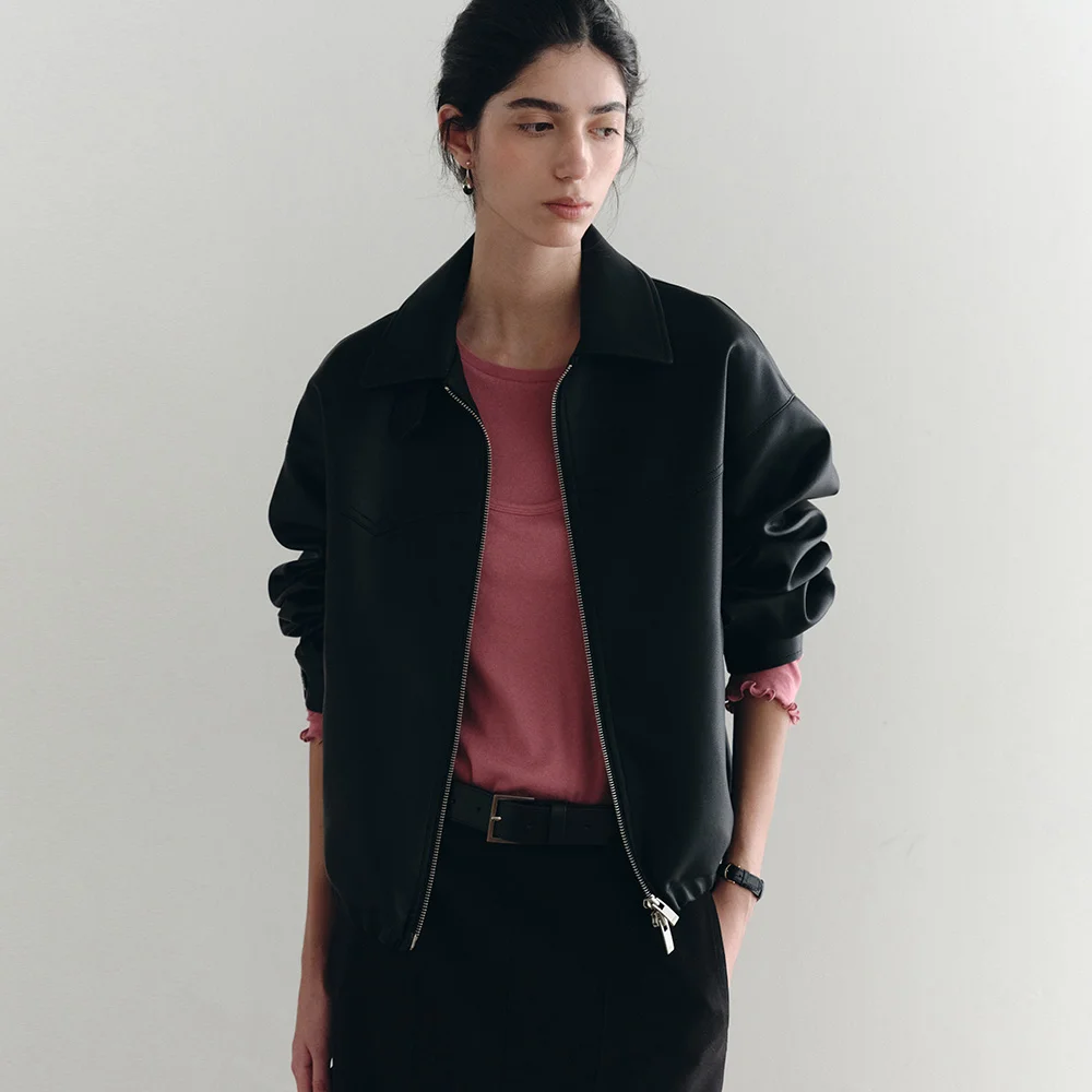 Noma Leather Blouson (Black)