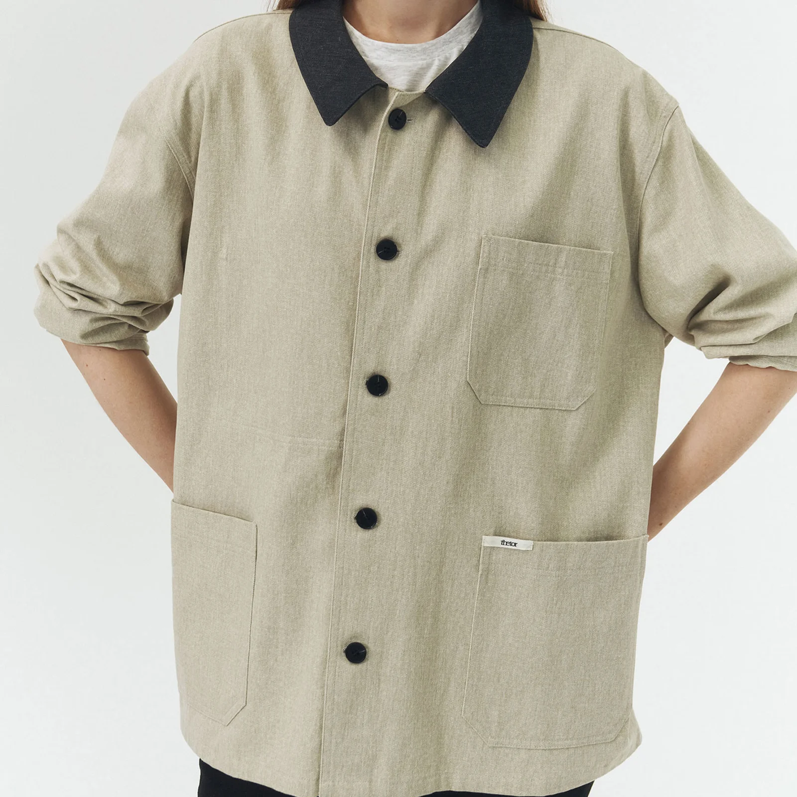 Brit Work Jacket - OATMEAL BEIGE