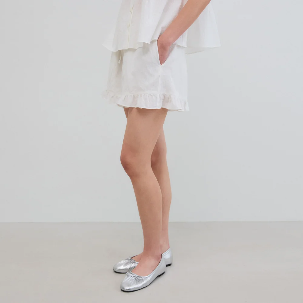 MELLO BANDING SHORTS_IVORY