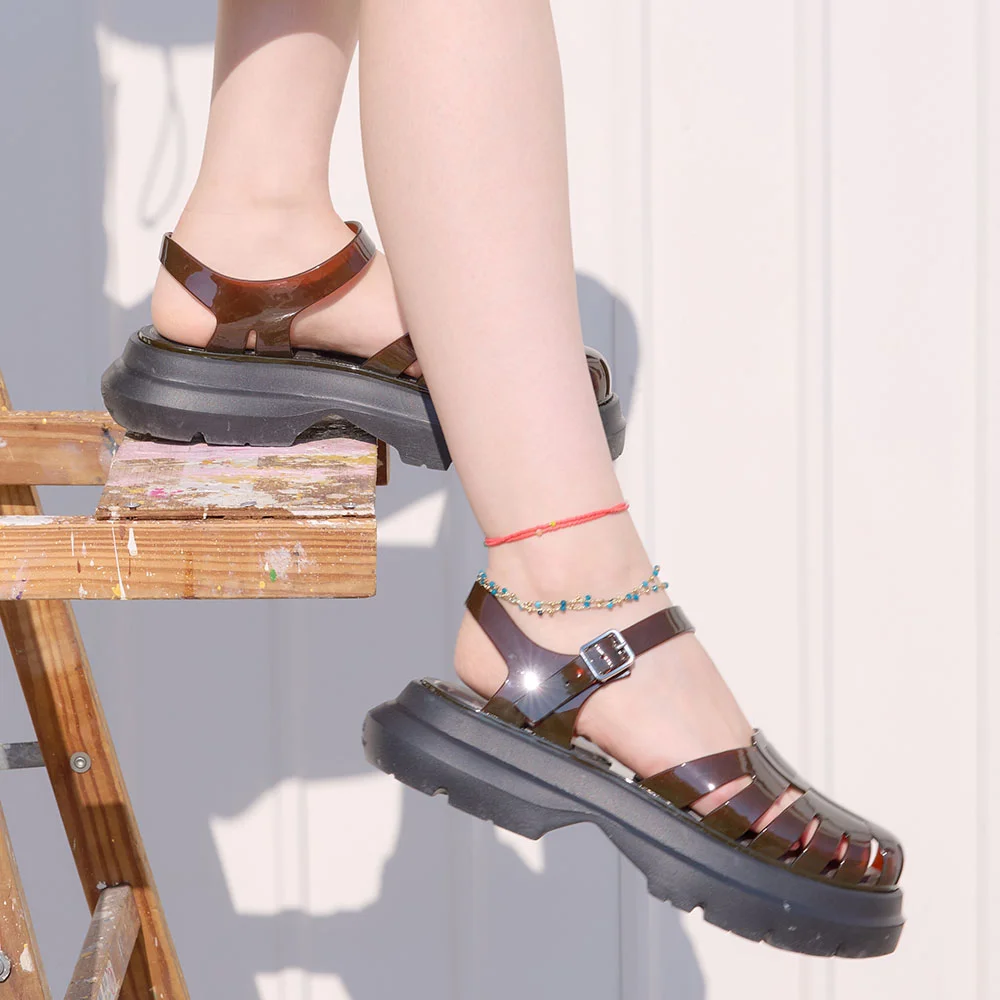 GLAIR PLATFORM FISHERMAN SANDALS - 9 colors