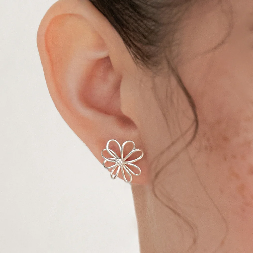 SUN FLOWER EARRING_2COLOR JE061