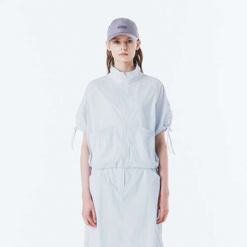 W LIGHTWEIGHT HALF SLEEVE JUMPER - L/BLUE (P262WJP185)