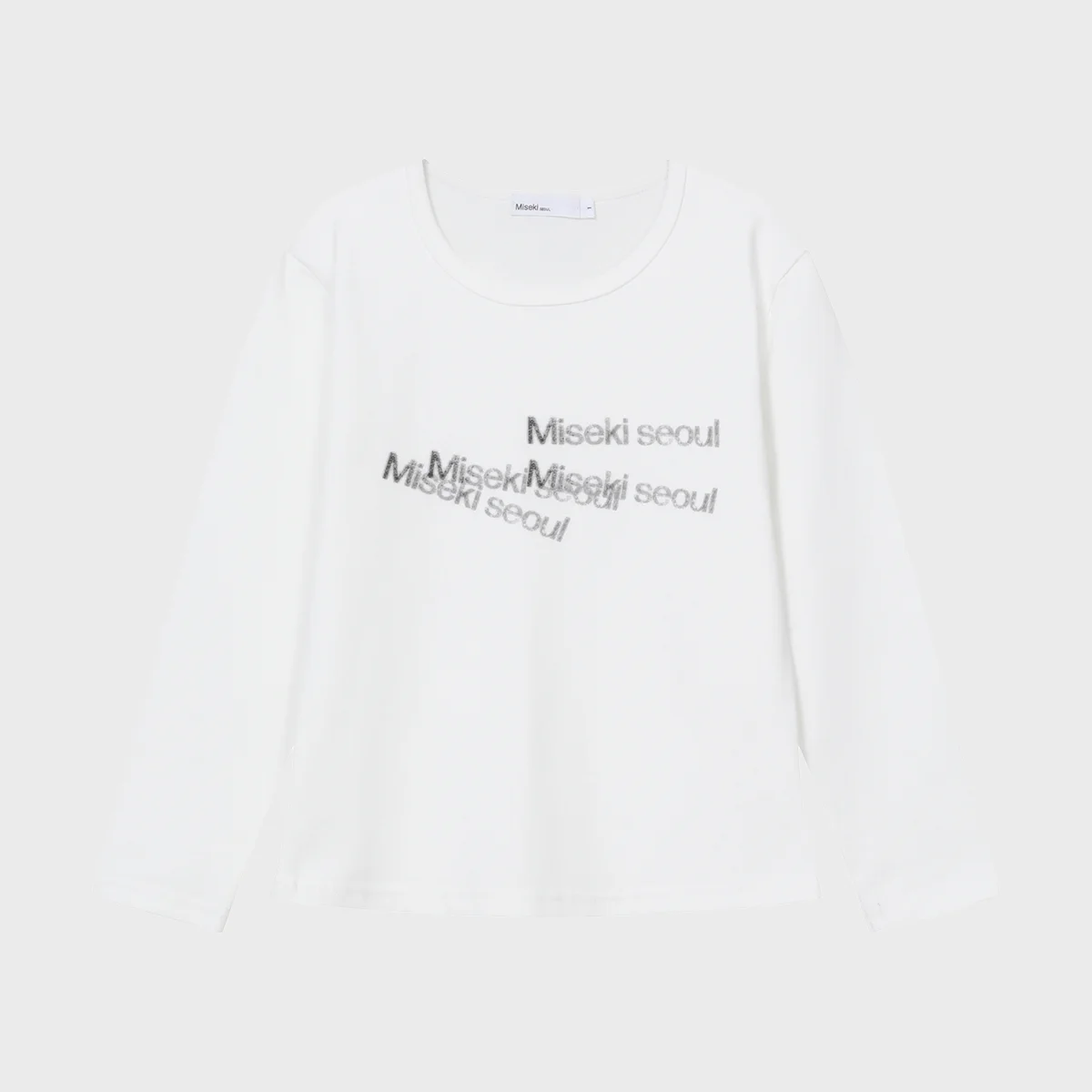 Dust logo long sleeves WHITE