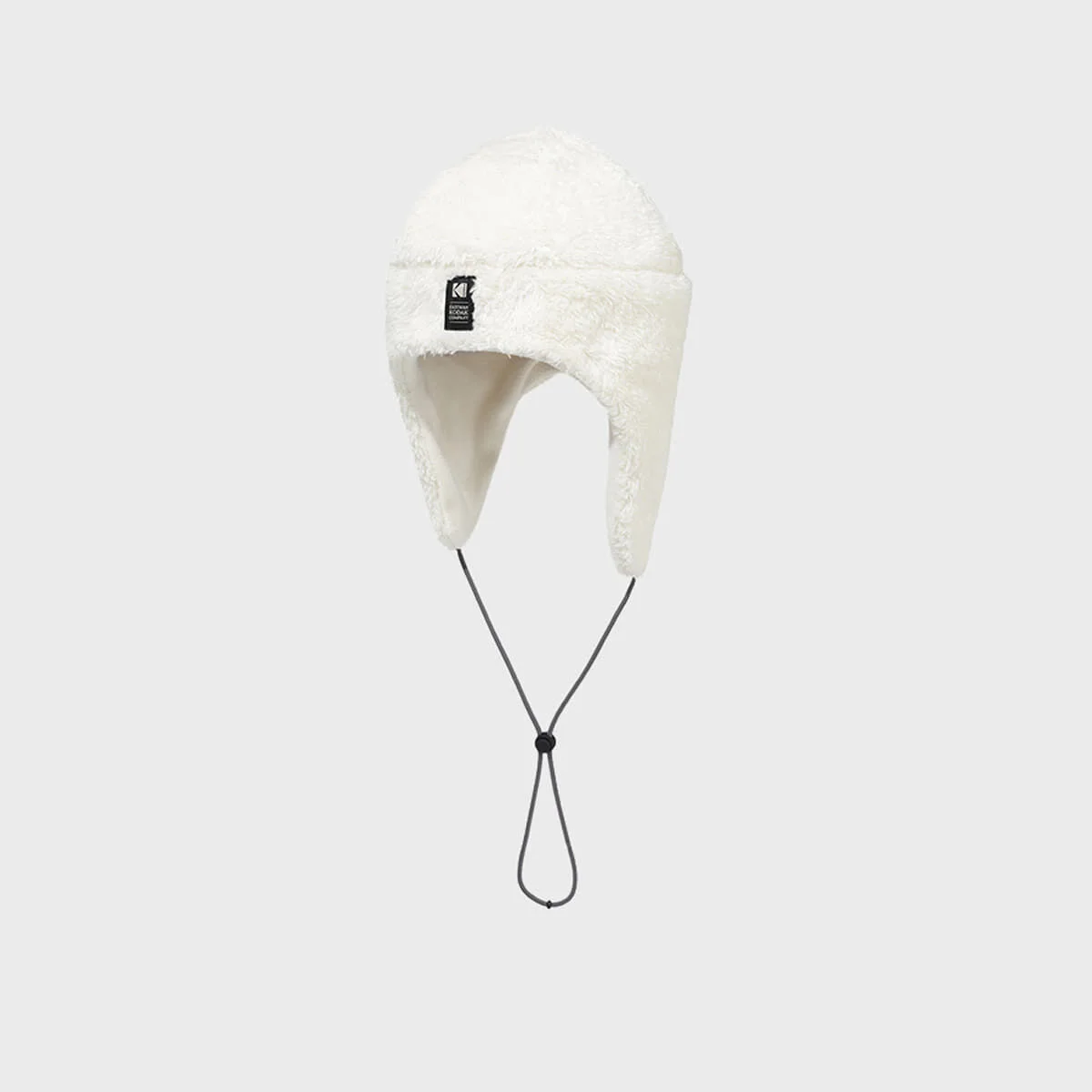 搖粒絨 耳罩 帽 IVORY