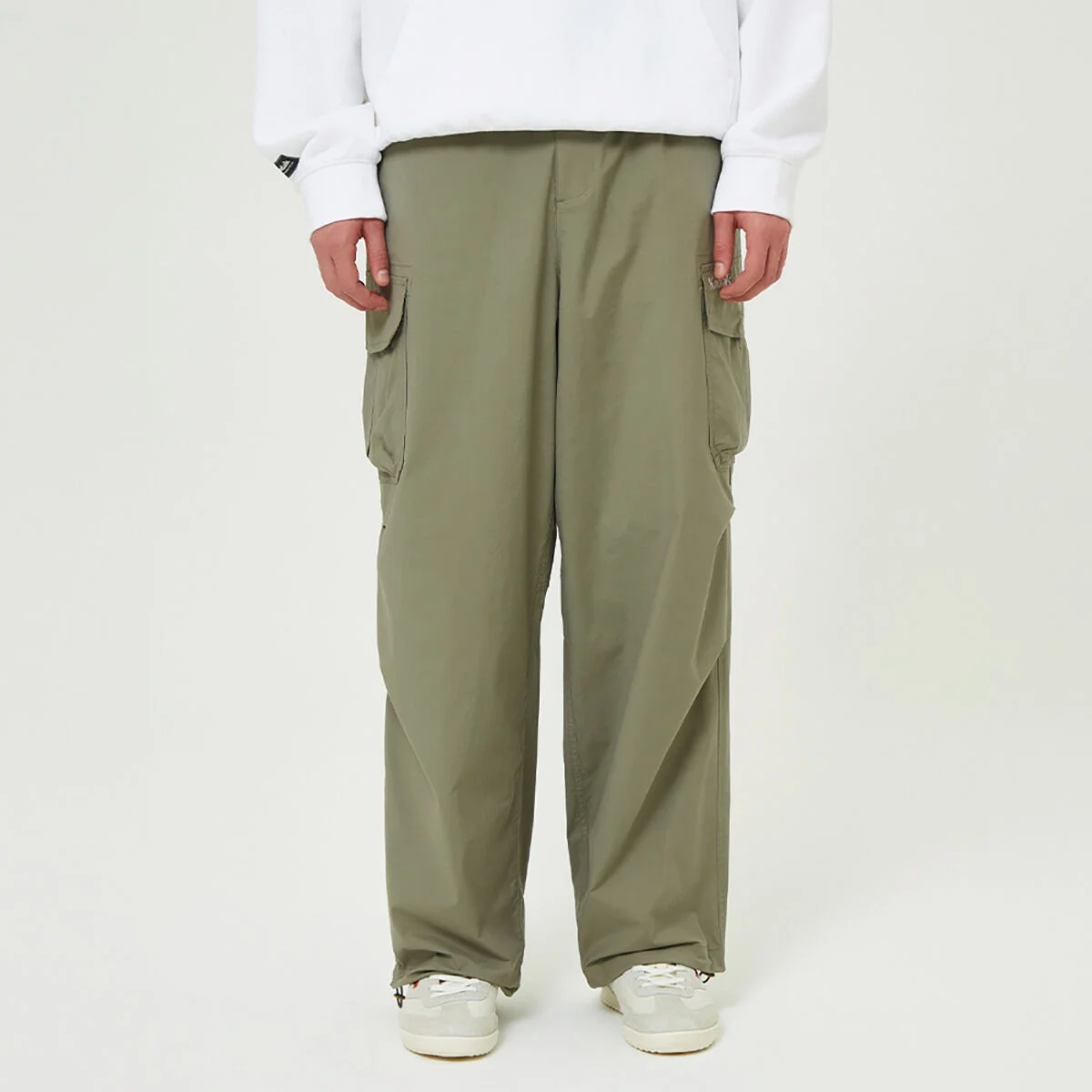 配方 降落傘 工裝 褲子 KHAKI