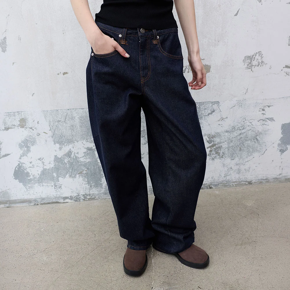 Curved NonFade Denim Pants VJ6AL930_2color
