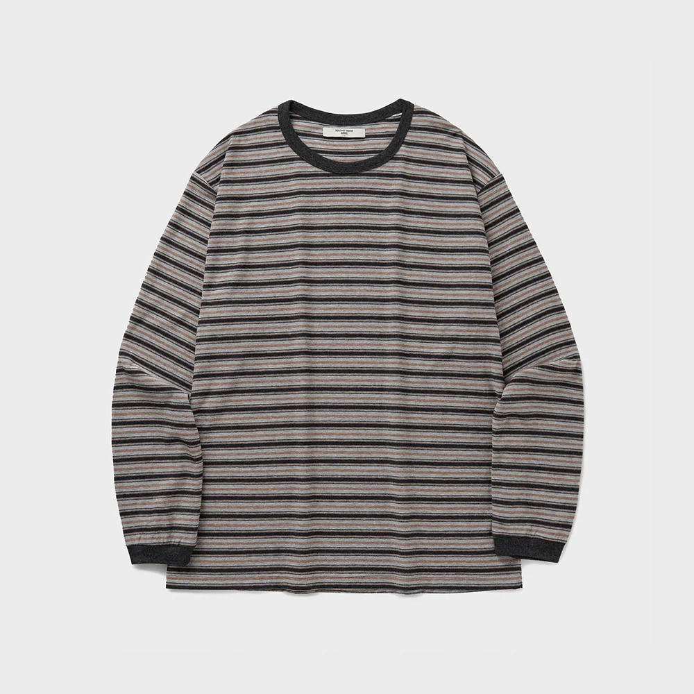 WASHED BORDER L/S T-SHIRT