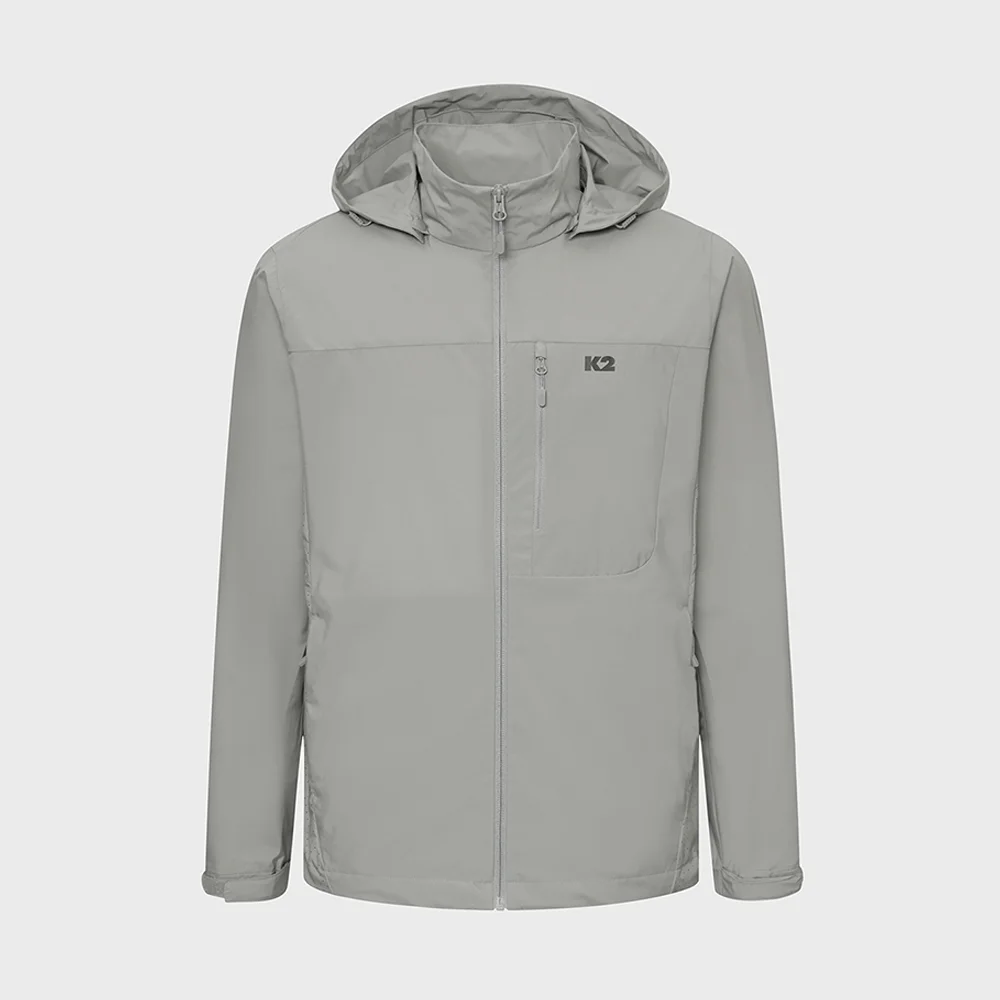 BOOST_標準 防風 外套_OATMEAL GREY_KMM26193KV