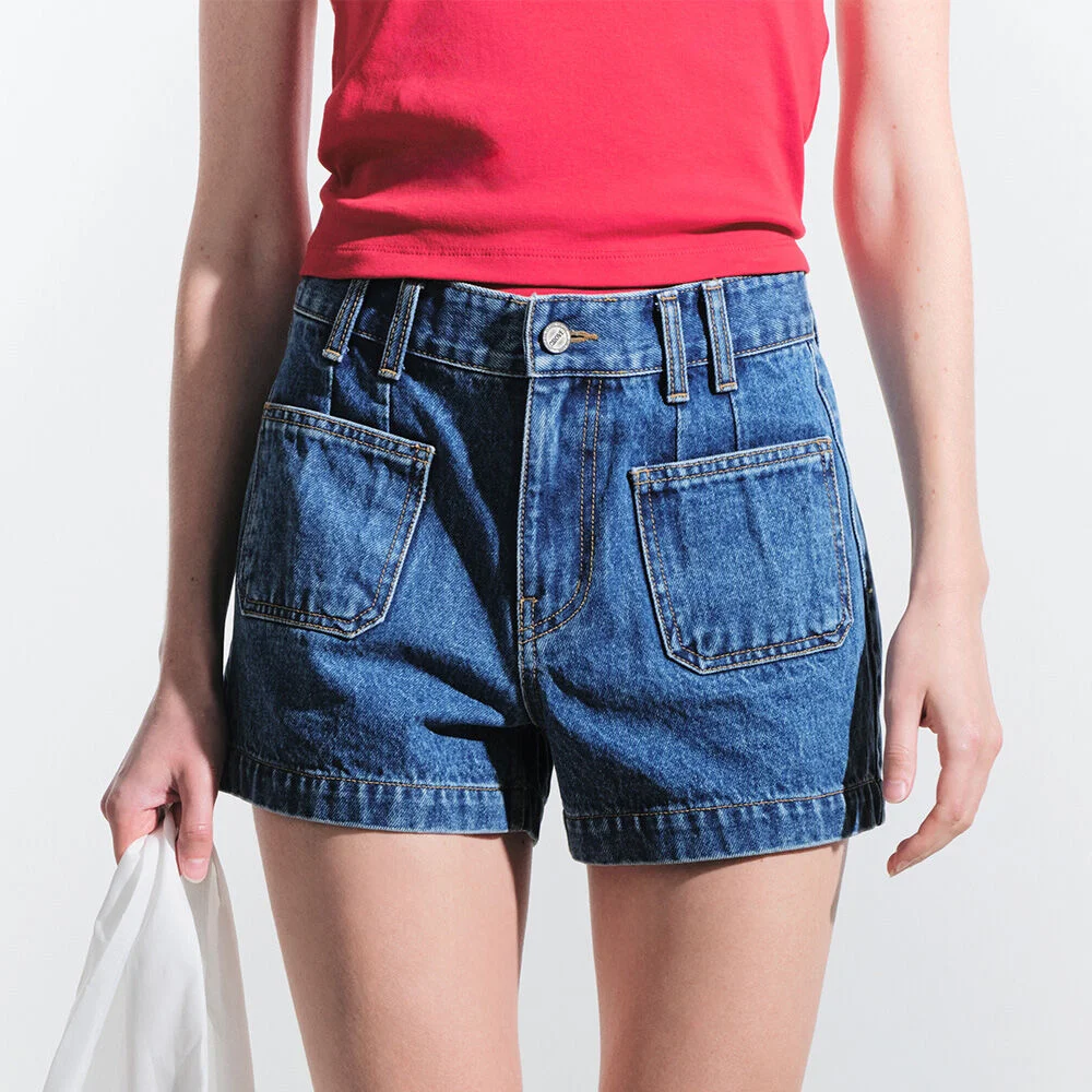 LUNA POCKET SHORT (DEEP BLUE)