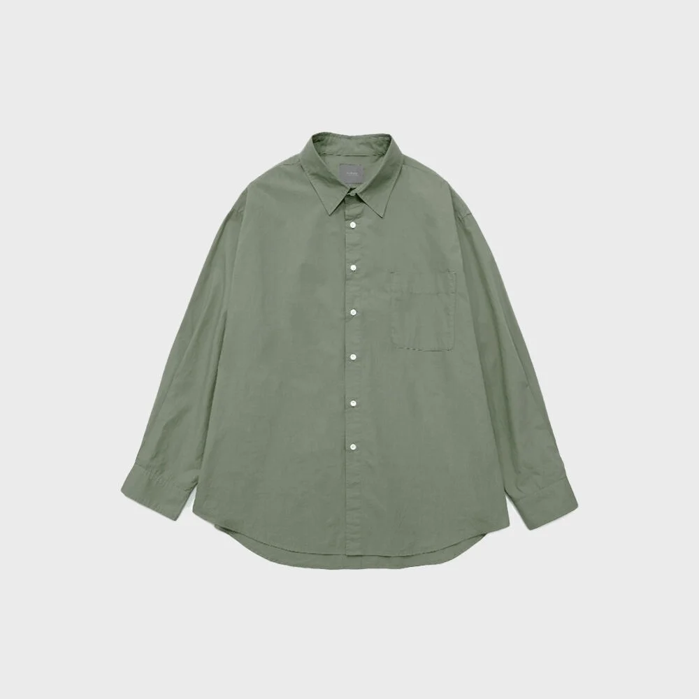 ALL WEATHER OVER SILHOUETTE SHIRTS (OLIVE GREEN)