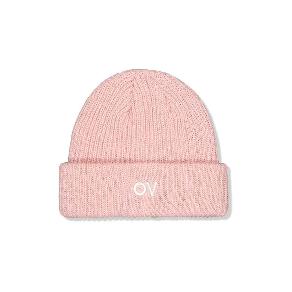 OV LOGO CUFF BEANIE (PINK)