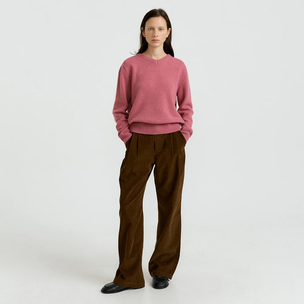 Maro Corduroy Pants (Brown)