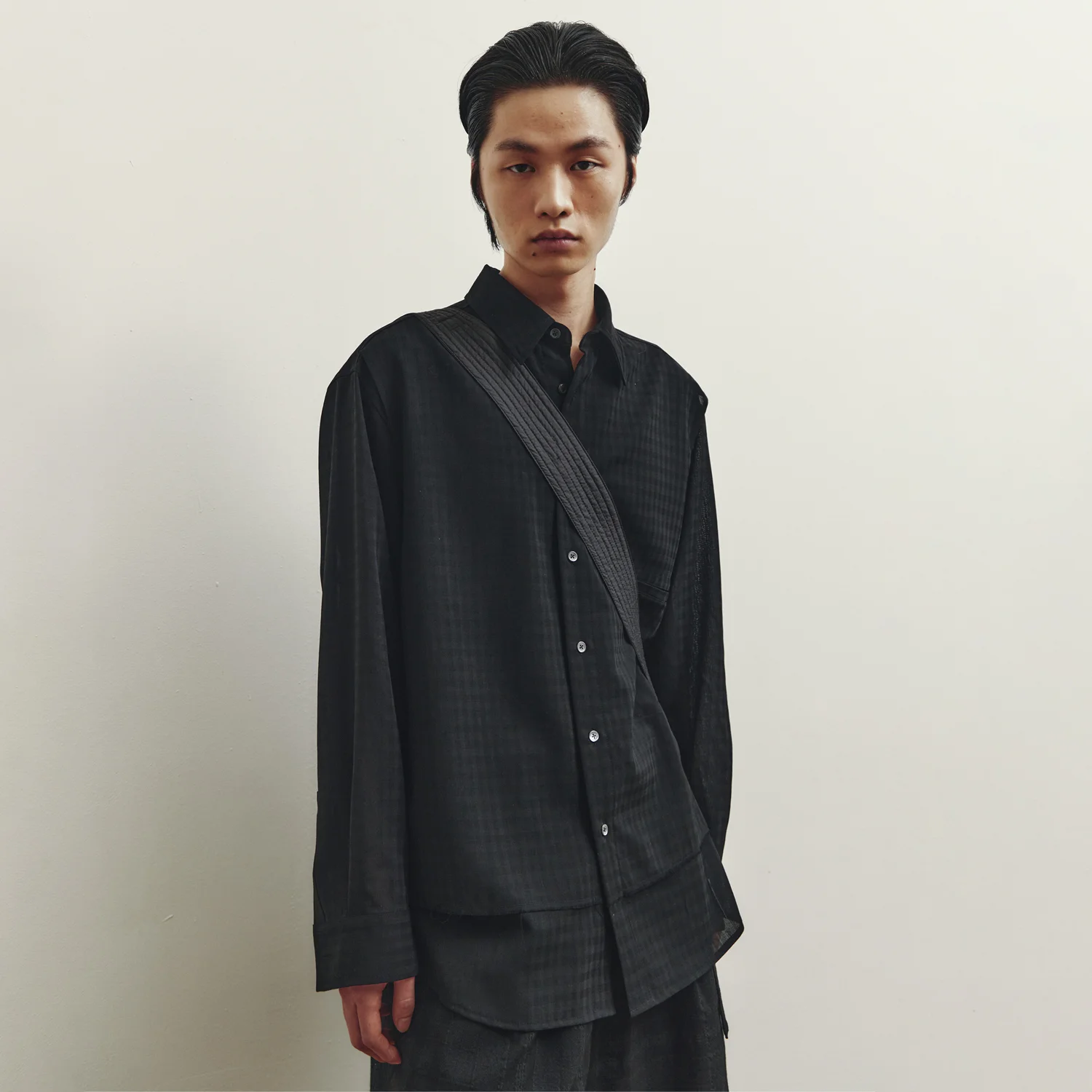 Layered Shirt - Black
