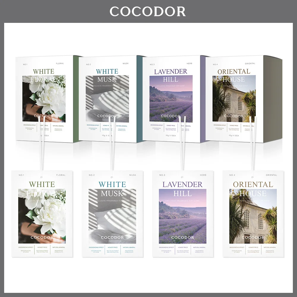 COCODOR 香水 香薰袋 M 10件裝 擇 1 (白色花香/東方/白麝香/薰衣草丘)