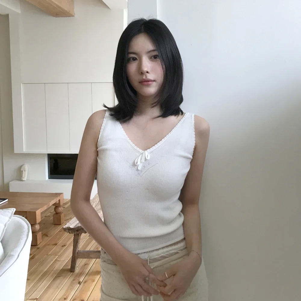 AMY KNIT SLEEVELESS (5COLOR)