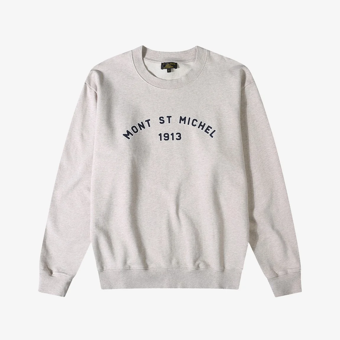TISNO - PRINTED SWEATSHIRT_oatmeal