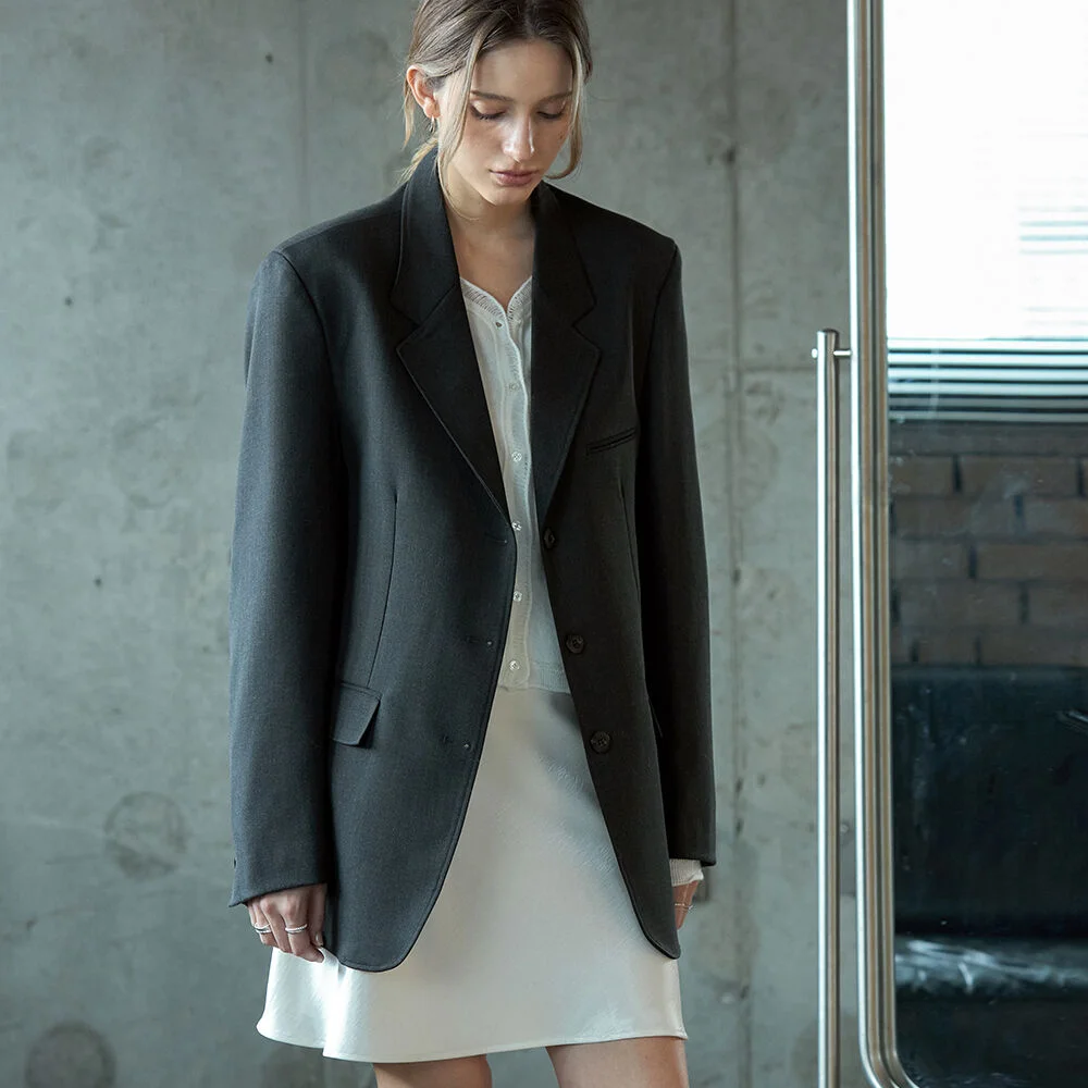 都市 單片裝 Tailored Jacket GRAY