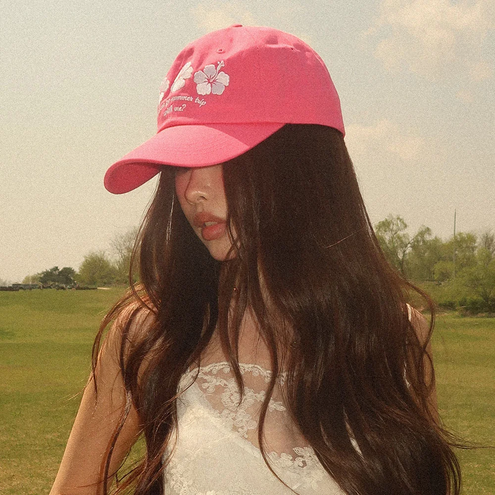 Summer Vacation Cap - Hot Pink