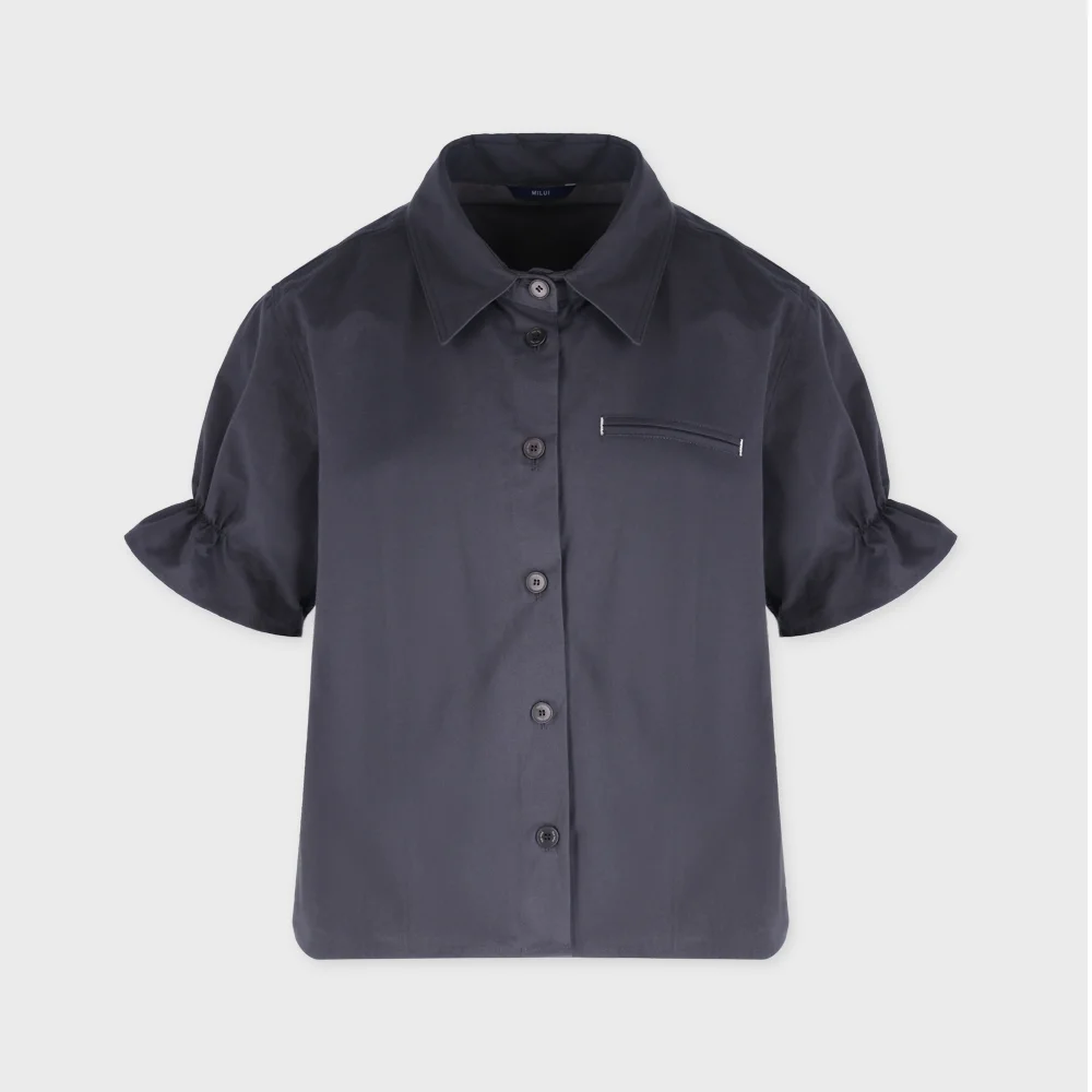 Baker Puff Half Shirt (Deep Ink)