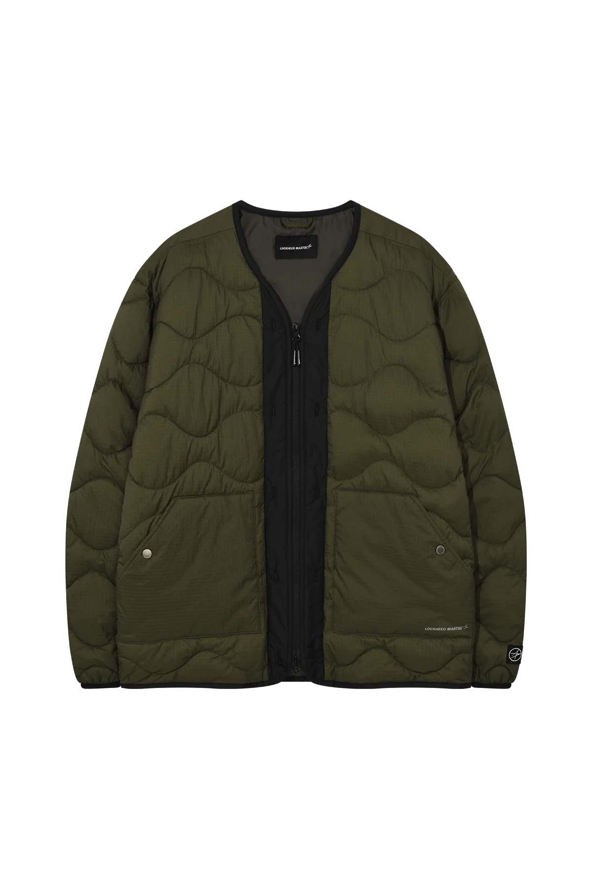 WAVE QUILTED LINNER JUMPER (KHAKI)
