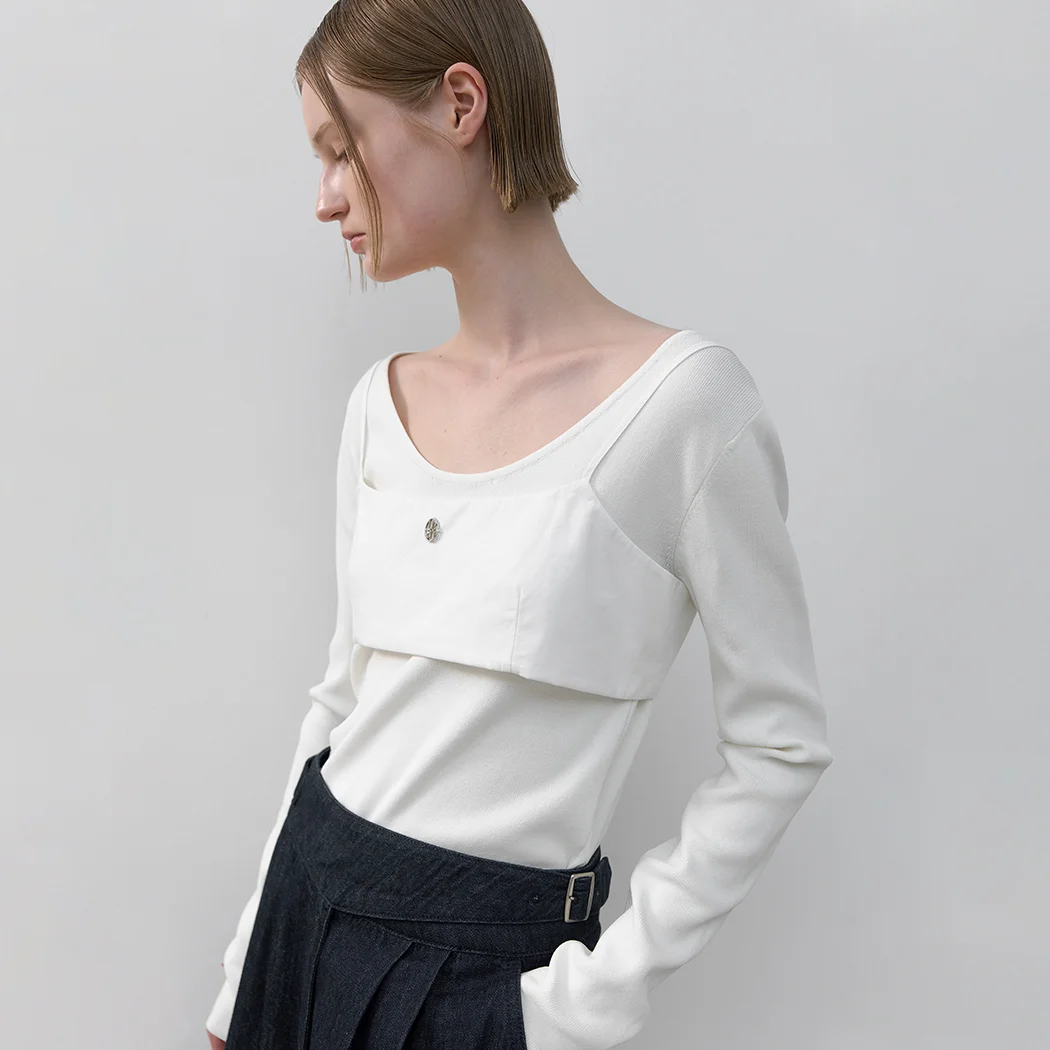 MODERN LAYERED BUSTIER(BL-4347)_2Colors