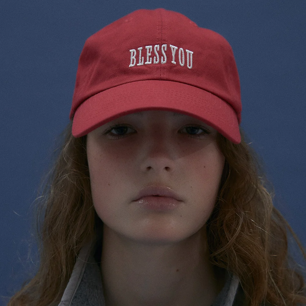 BLESS YOU Ball Cap_Vintage Red
