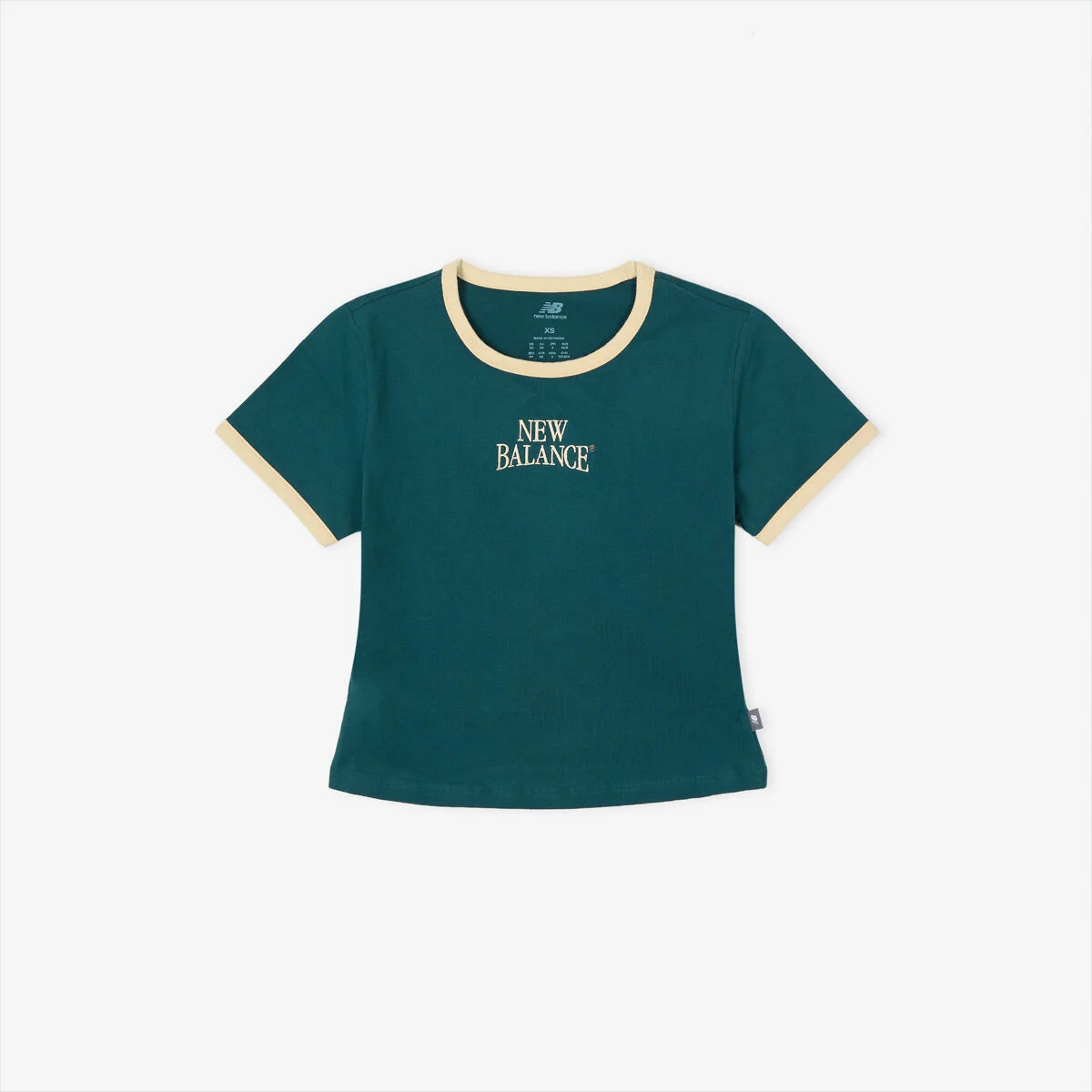 NBNEG2V442 / WOMEN Linear 經典傳承 Ringer Tee (GREEN)