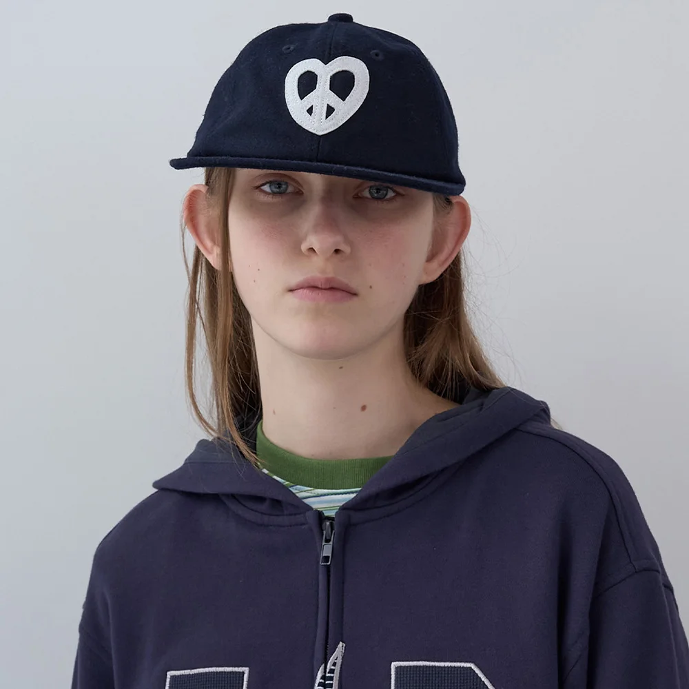 Piece 標誌 法蘭絨 帽 (Navy)