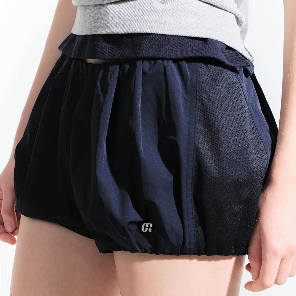 RYAN SHIRRING SHORTS (NAVY)