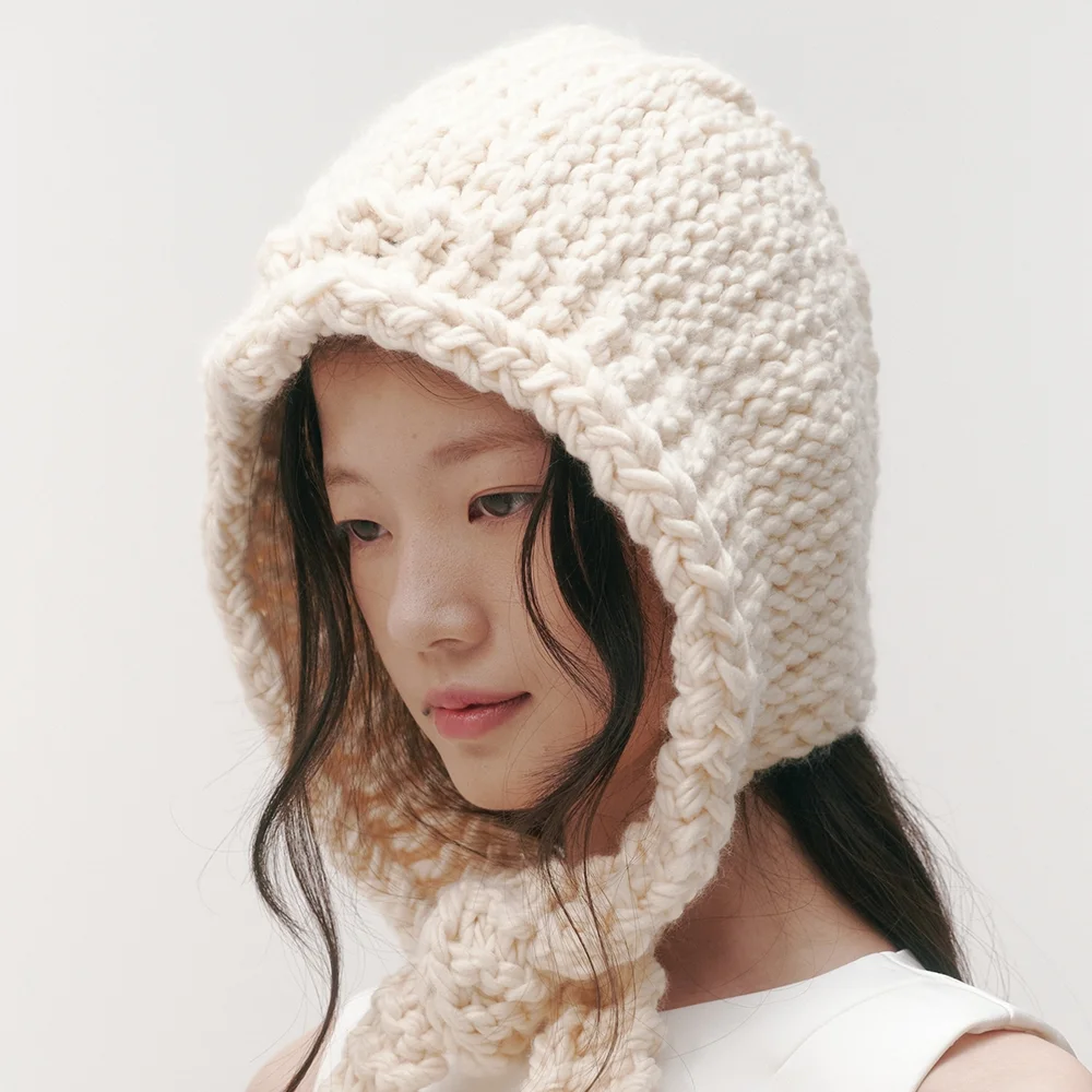 Loopy wool balaclava_3 colors