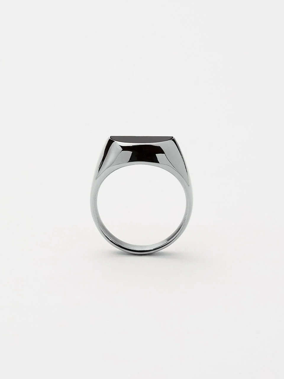 DUALITY HALF RING SILVER
