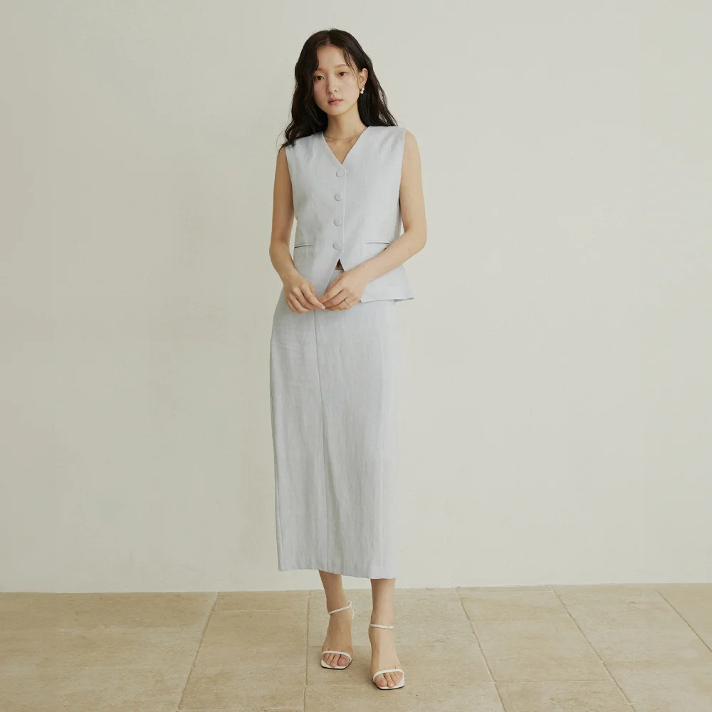 Corn linen set up - blue