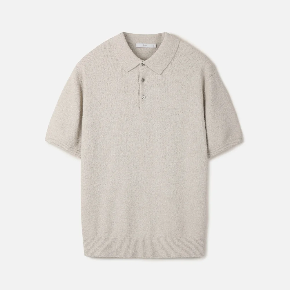 BOUCLE TERRY KNIT LIGHT GRAY (247)