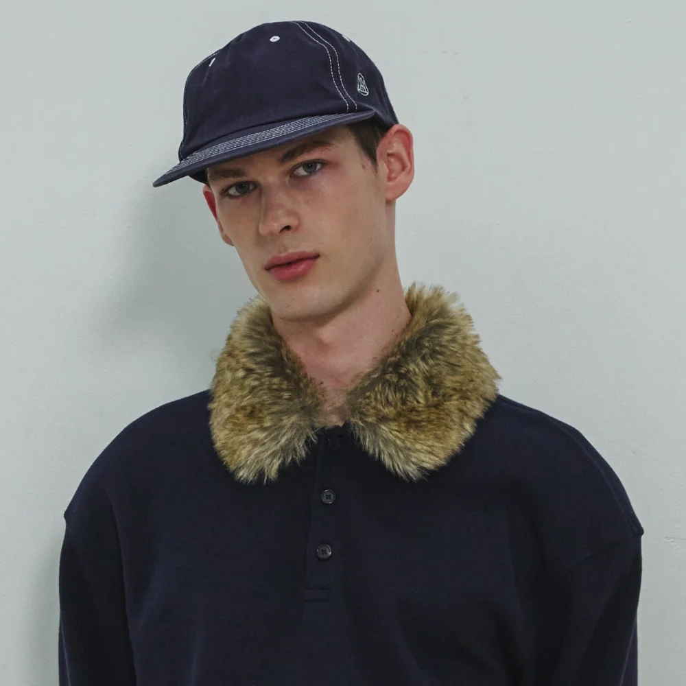 Vintage Stitch Ball Cap / Navy