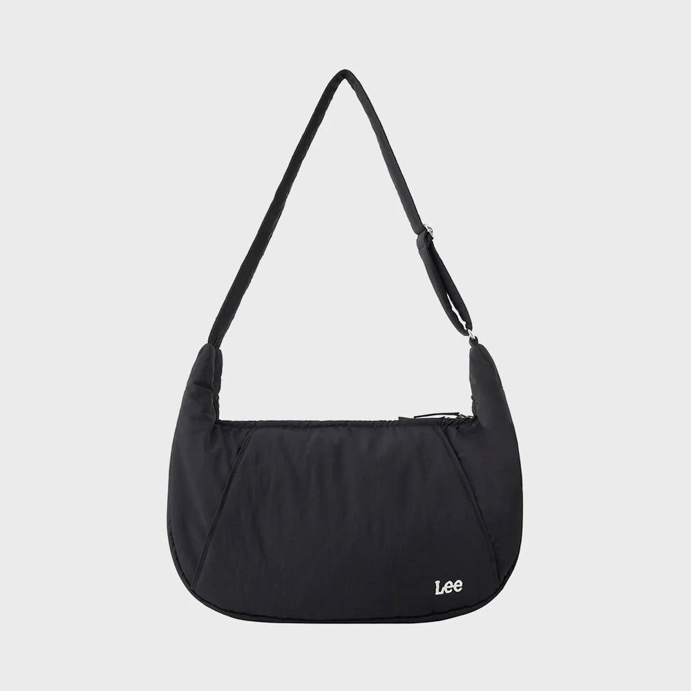 大 交叉 Hobo Bag 黑色